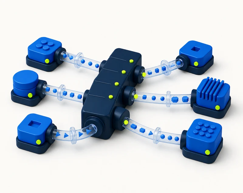 Integraciones entre sistemas mediante APIs y adaptadores